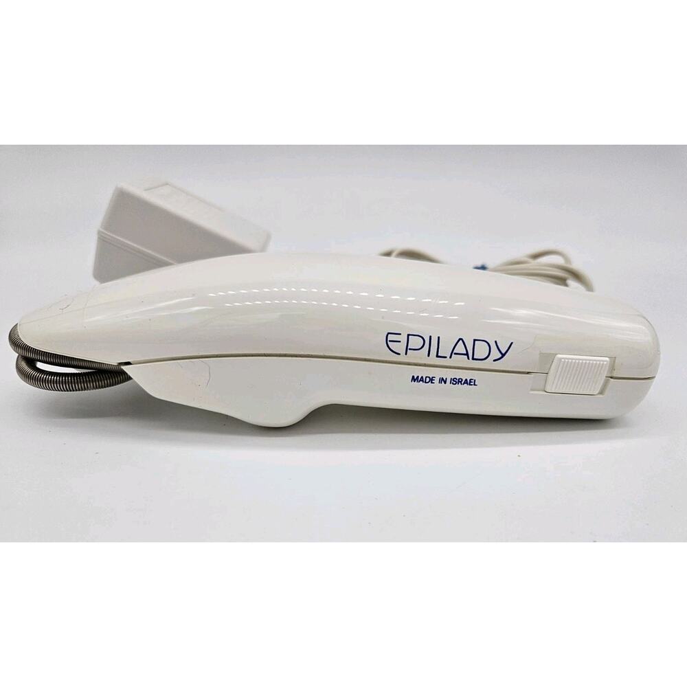 Vtg EPILADY ME 800-10 White Corded Coil Hair Epilator *& Power Adapter - Tested!